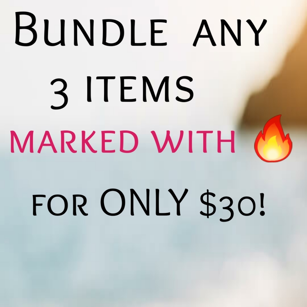 Let's Bundle deal 3 for $30!